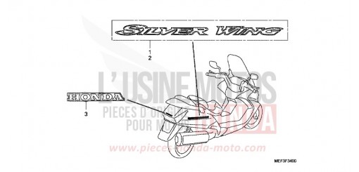 EMBLEME/MARQUE (FJS400D8) FJS400D8 de 2008